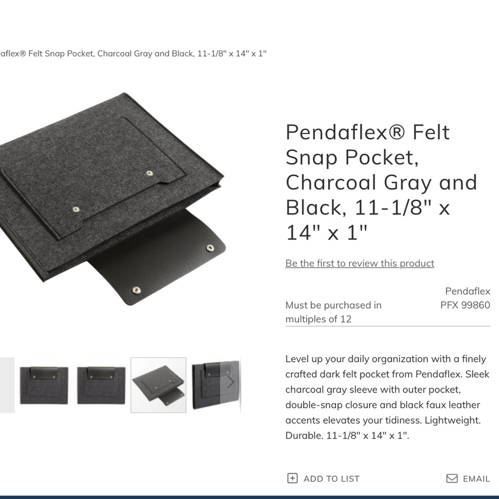 PENDAFLEX COMPUTER CASE NWT NWT - image 4